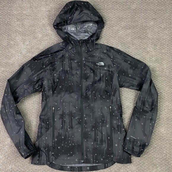 The North Face Stormy Trail Waterproof Running Jacket Women's XS black Packable - Picture 1 of 12
